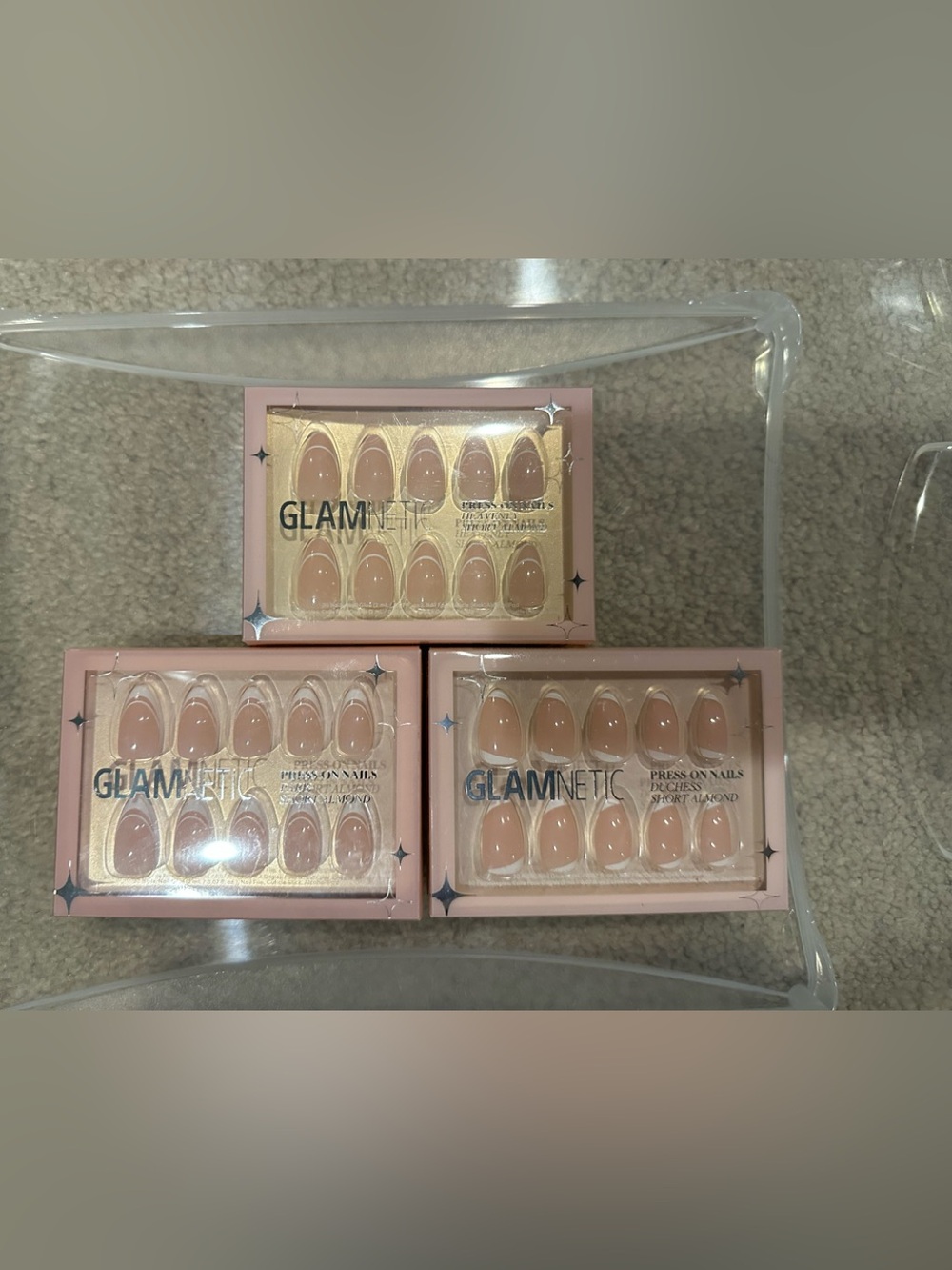 Glamnetic “The Modified French Set” Three sets sold as one bundle.